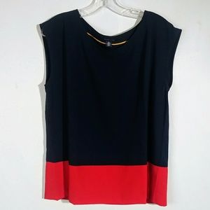 🎉SALE🎉 Tommy Hilfiger navy & red top
